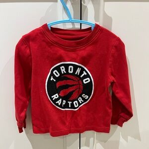 Toronto Raptors Kids Red Long Sleeve Shirt 2-3t